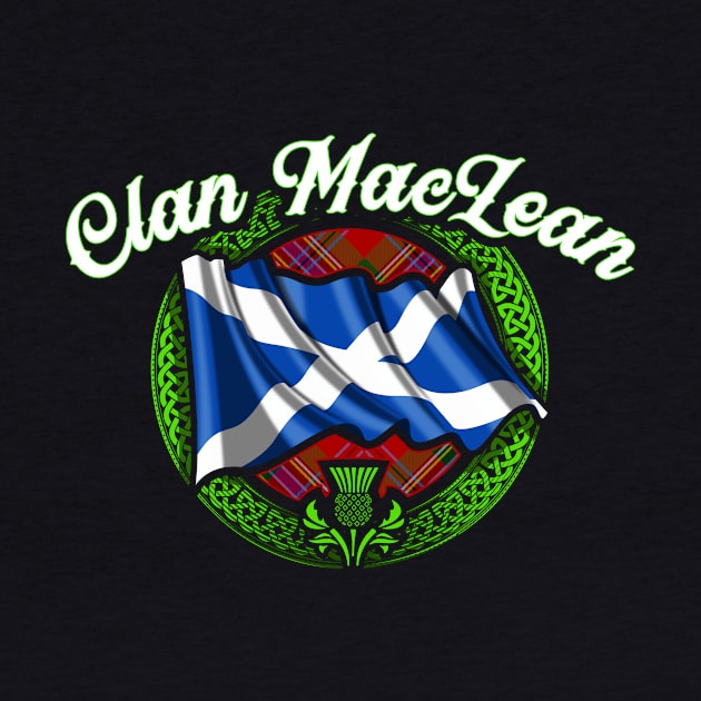 Scottish Flag Clan MacLean by Celtic Folk